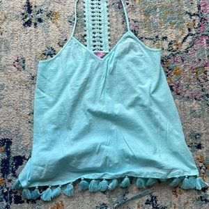 Lilly Pulitzer blue top size M
